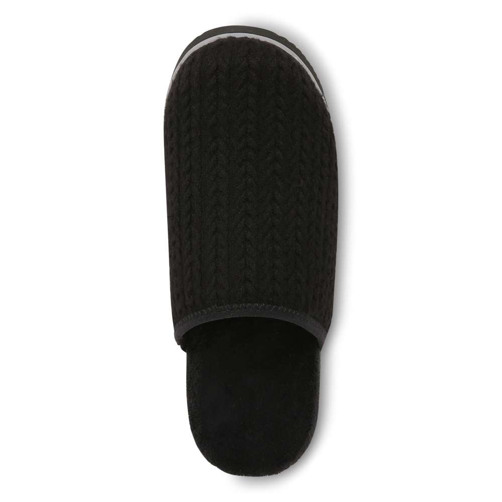 Sakura Mule Slipper - Black
