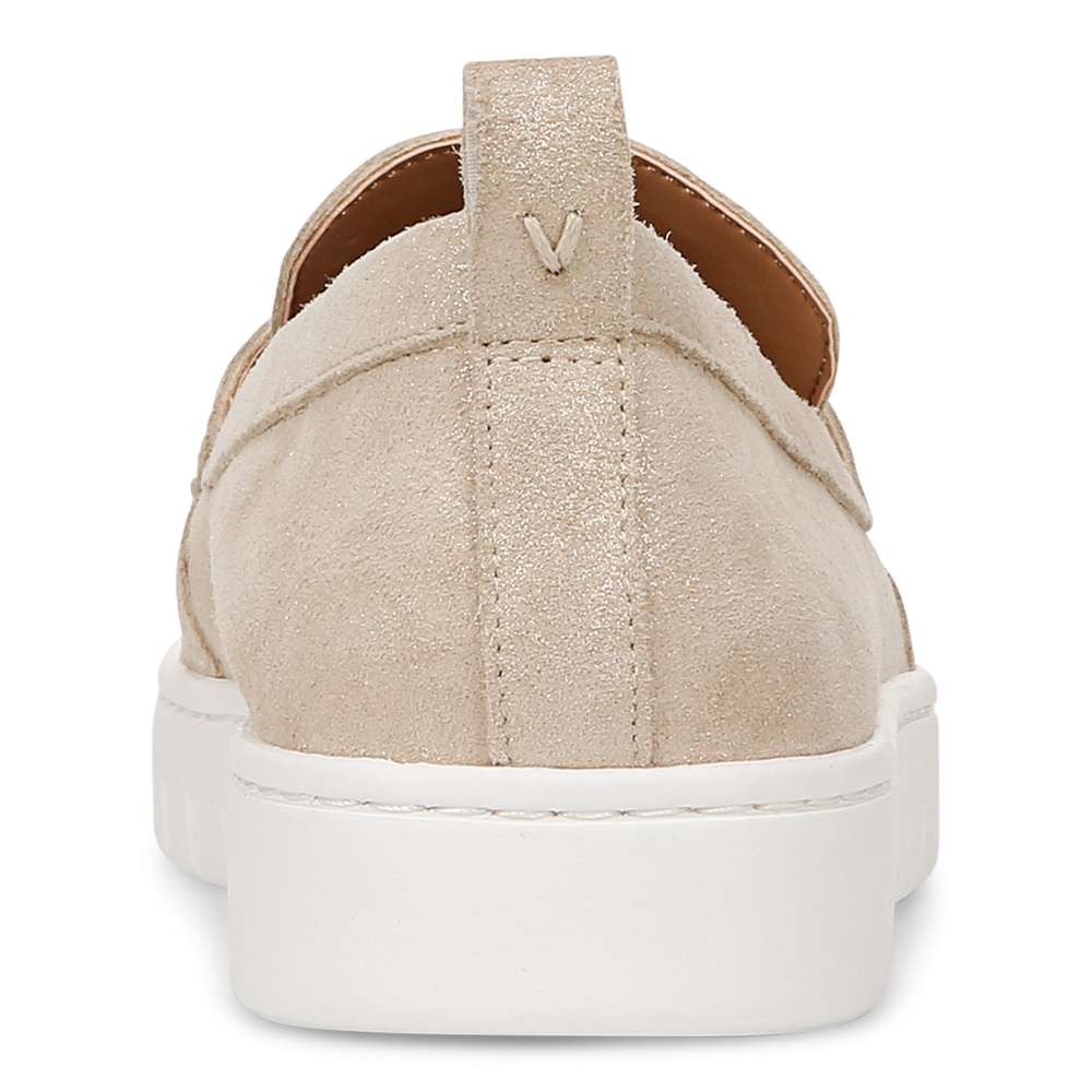 Uptown Loafer - Gold Leather