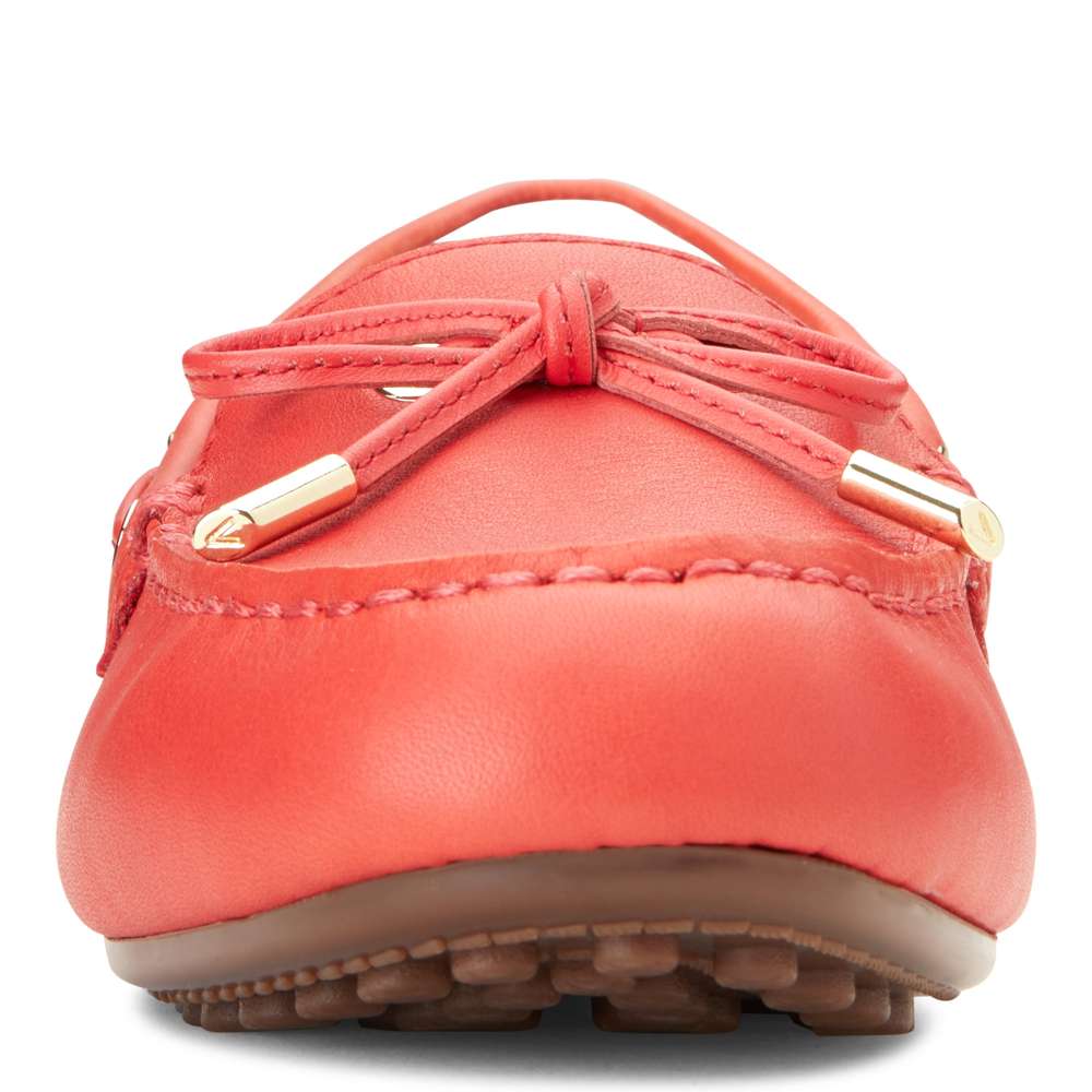 Virginia Leather Moccasin - Cherry