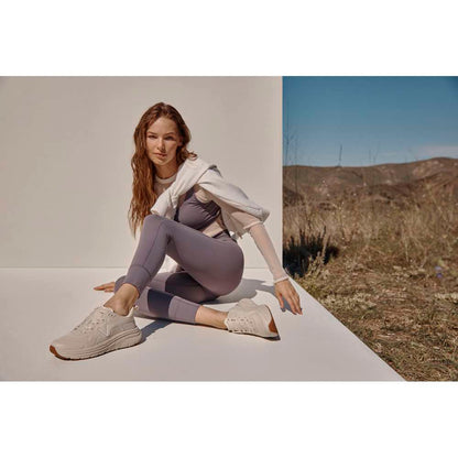 Walk Max Lace Up Sneaker - Cream