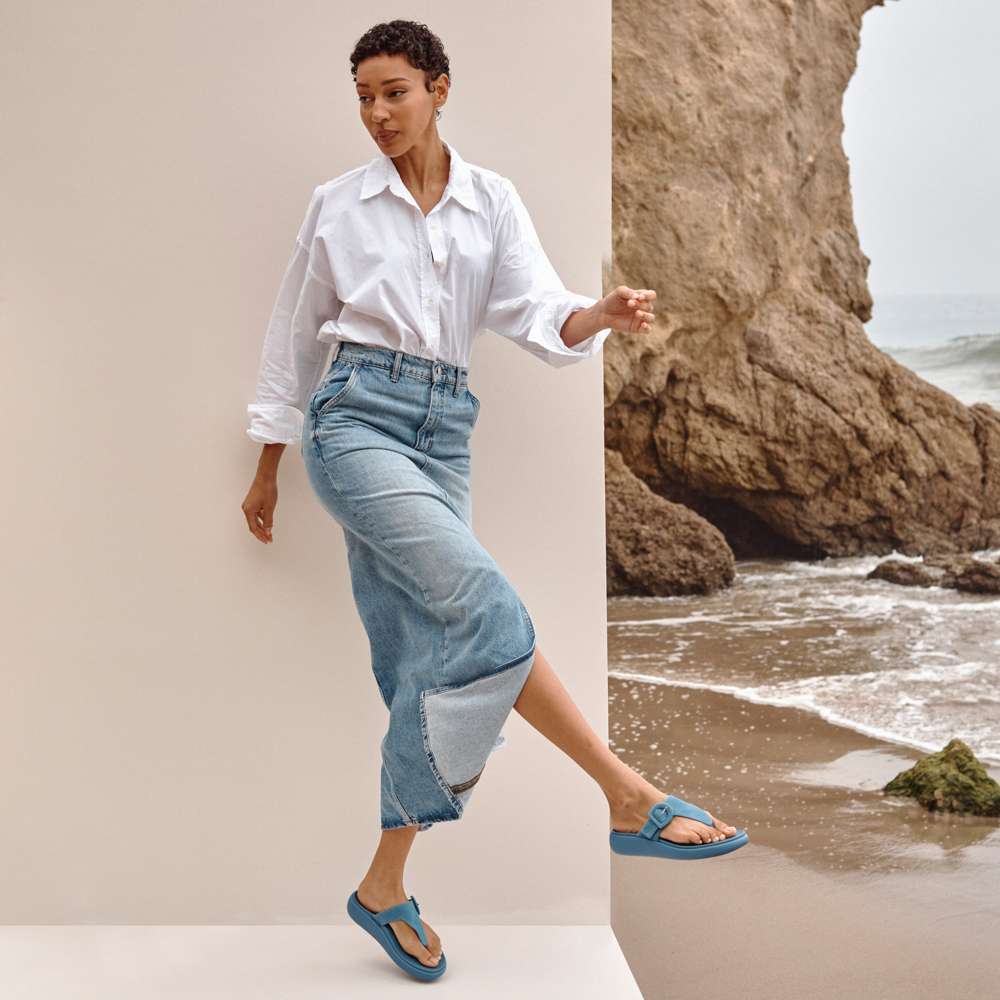 Activate Recovery Sandal - Blue Suede