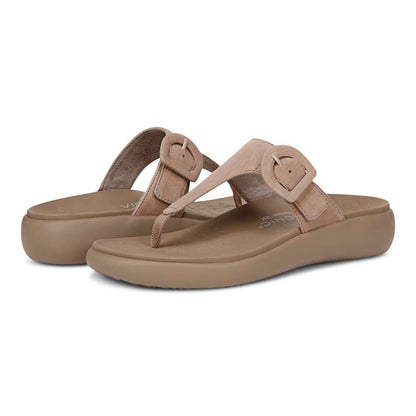 Activate Recovery Sandal - Taupe Suede