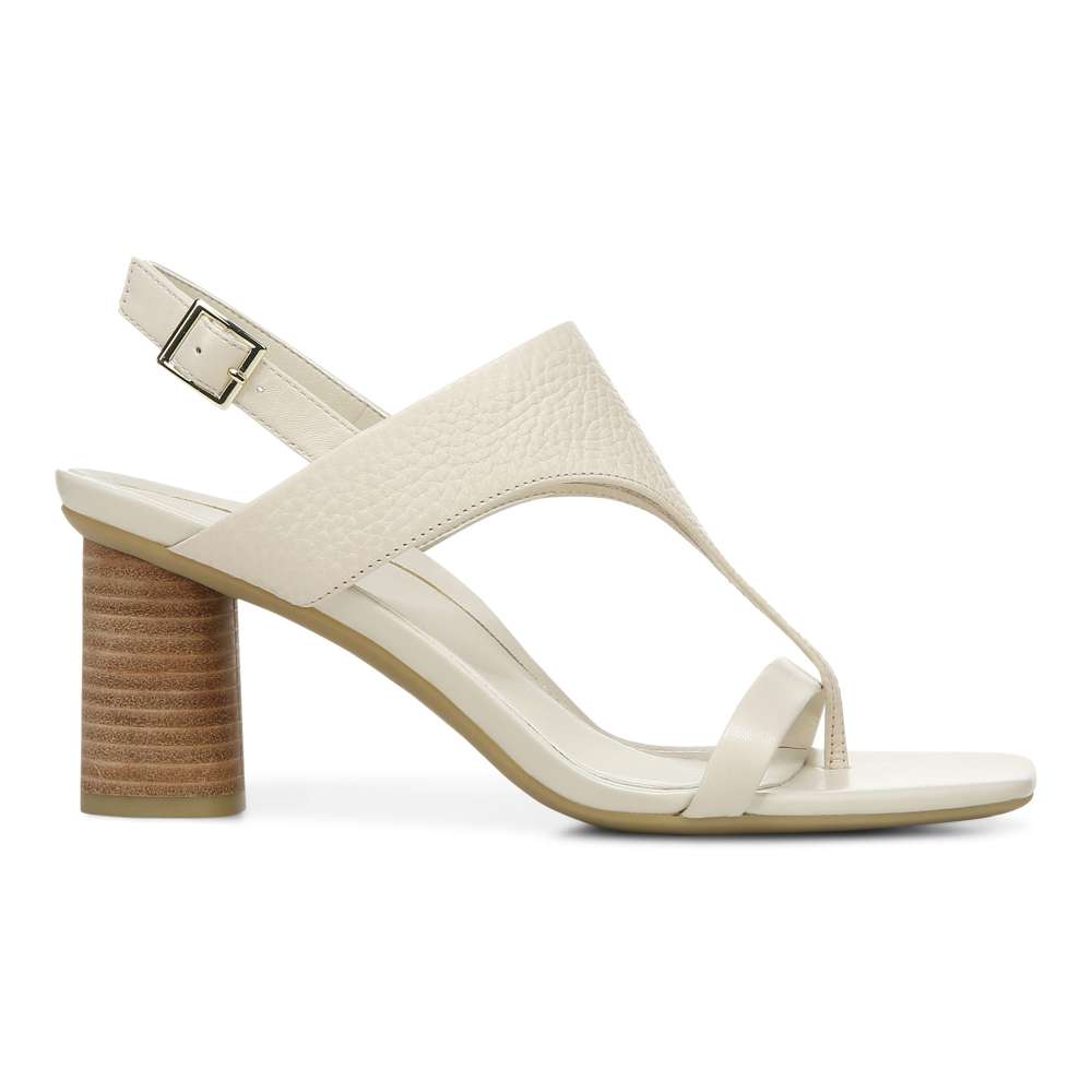 Alondra Heeled Sandal - Cream
