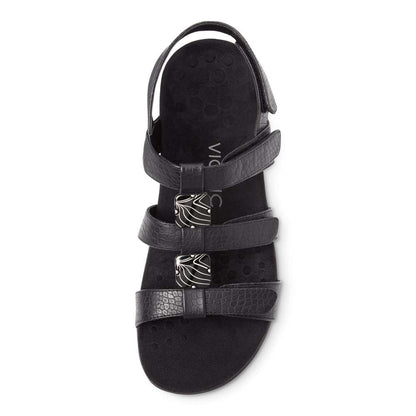 Amber Adjustable Sandal - Black