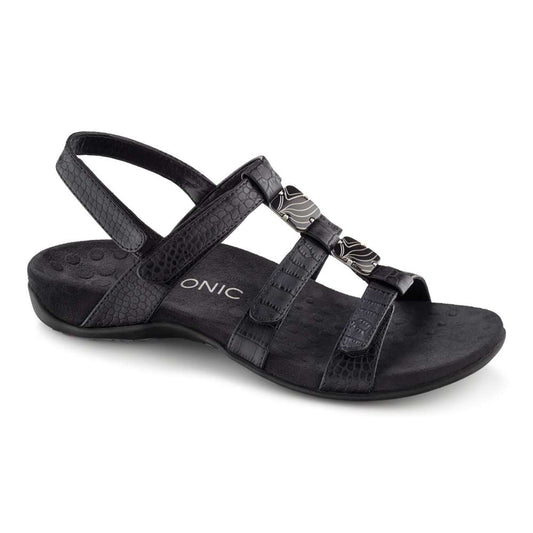 Amber Adjustable Sandal - Black
