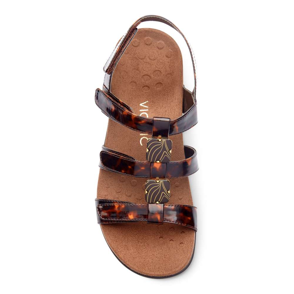 Amber Adjustable Sandal - Tortoise
