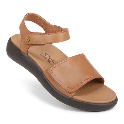Awaken Recovery Sandal - Wheat Leather