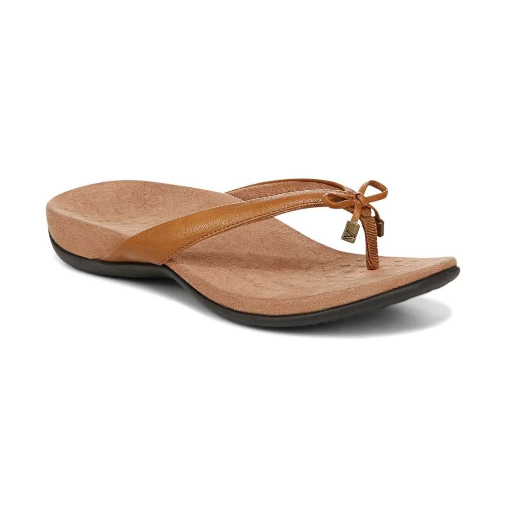 Bella Toe Post Sandal - Light Brown