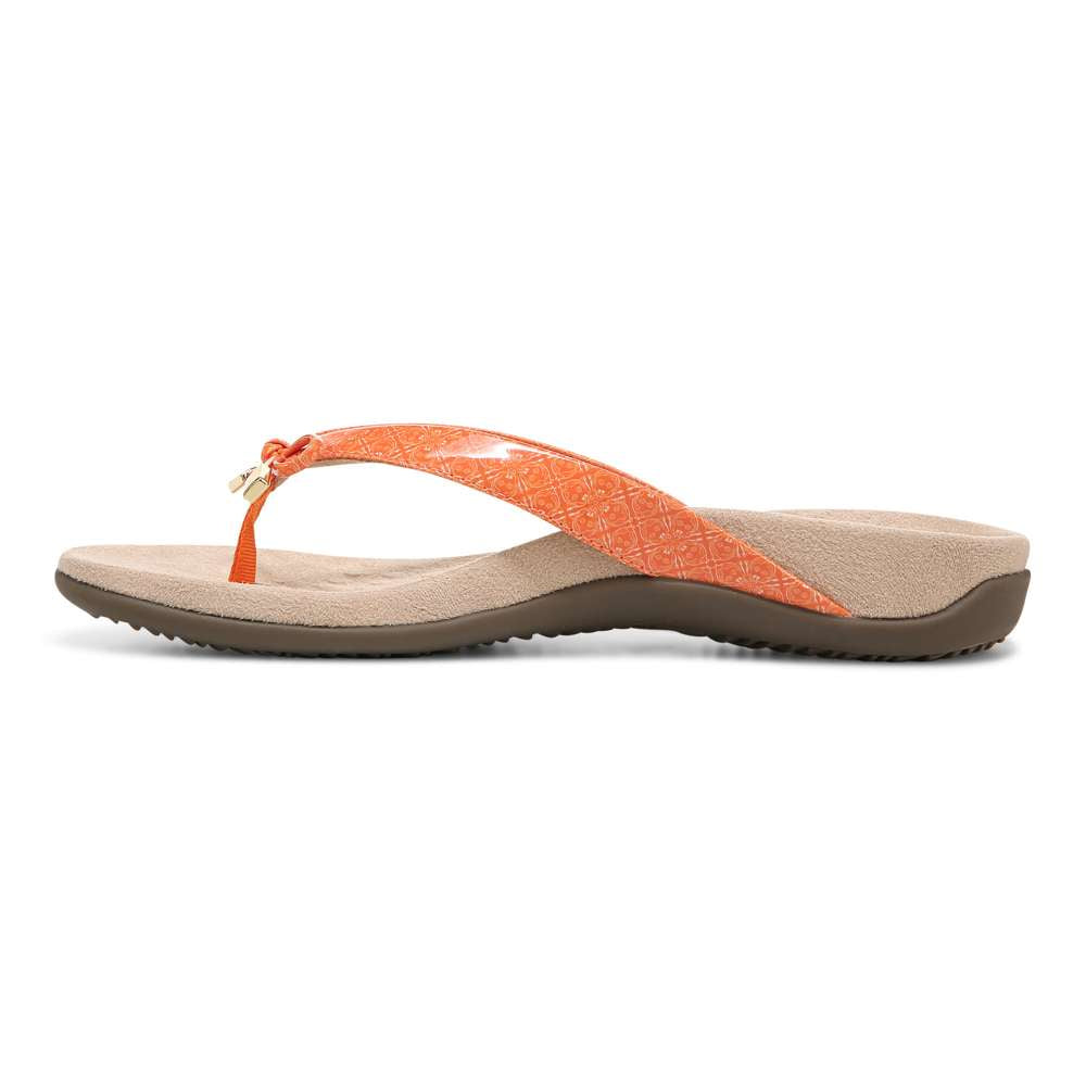 Bella Toe Post Sandal - Marmalade Tile