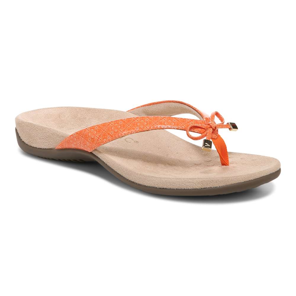 Bella Toe Post Sandal - Marmalade Tile
