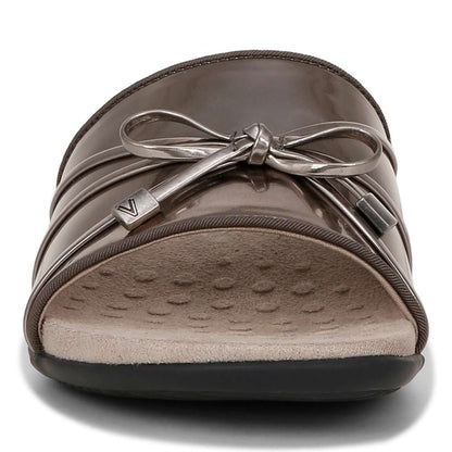 Bella Slide Sandal - Pewter