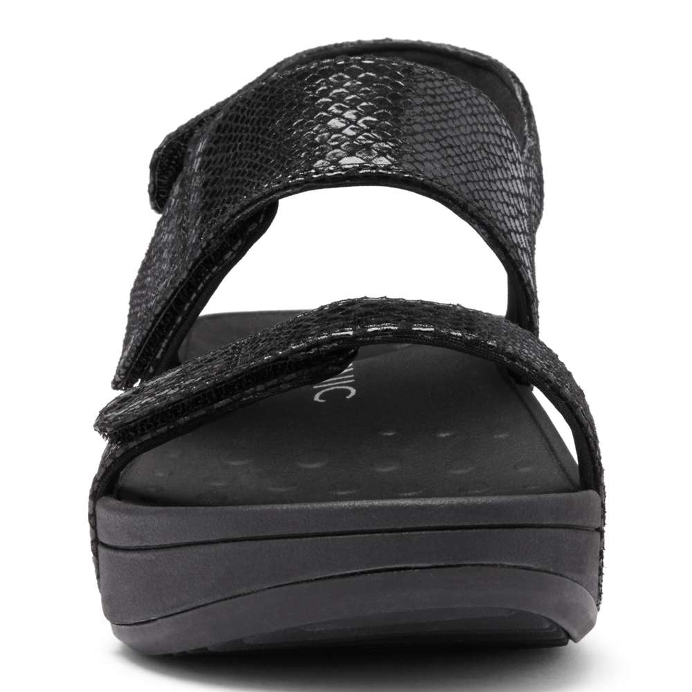 Bolinas Platform Sandal - Black Snake
