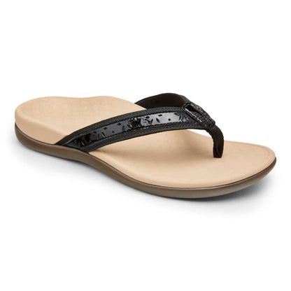 Casandra Toe Post Sandal - Black