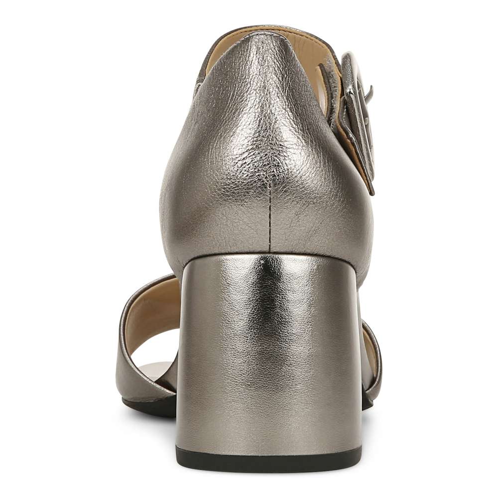 Chardonnay Heeled Sandal - Pewter