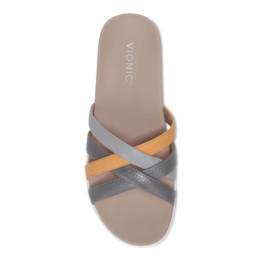Dava Slide Sandal - Orange