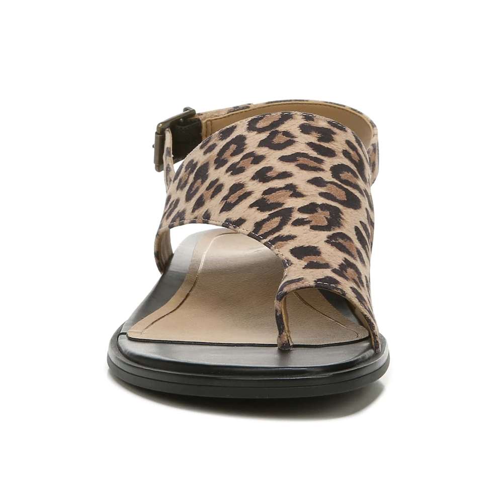 Ella Sandal - Toffee Leopard