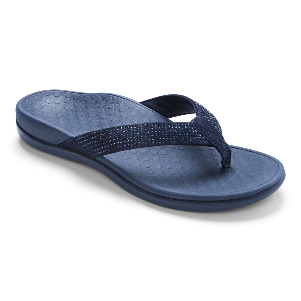 Islander Toe Post Sandal - Navy