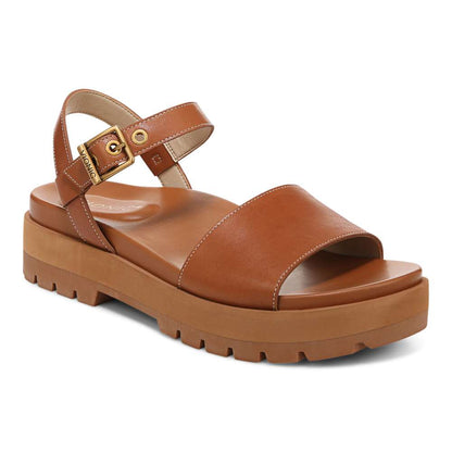 Jamie Flatform Lug Sandal - Tan