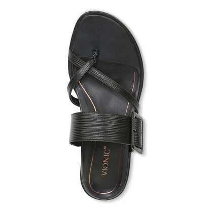 Julep Sandal - Black Wavy