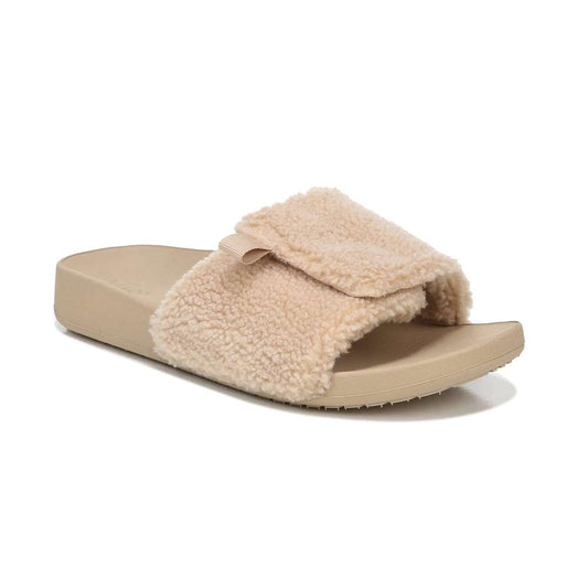 Keira Shearling Slide Sandal - Ginger Root