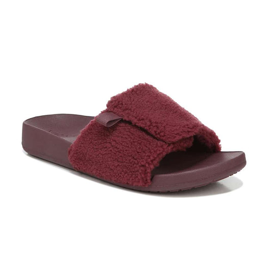 Keira Shearling Slide Sandal - Port