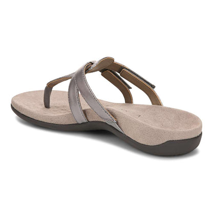 Karley Toe Post Sandal - Silver