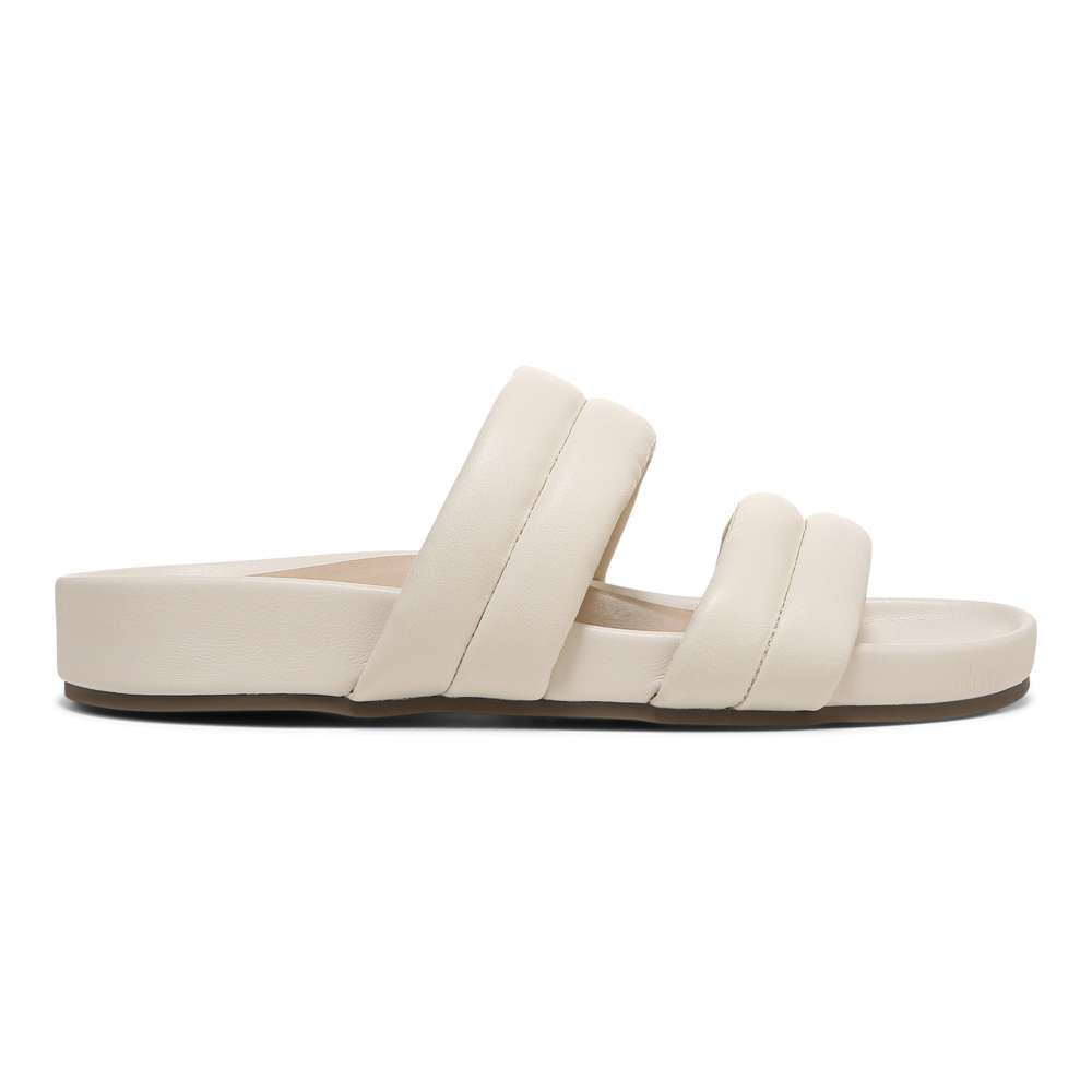 Mayla Slide Sandal - Cream