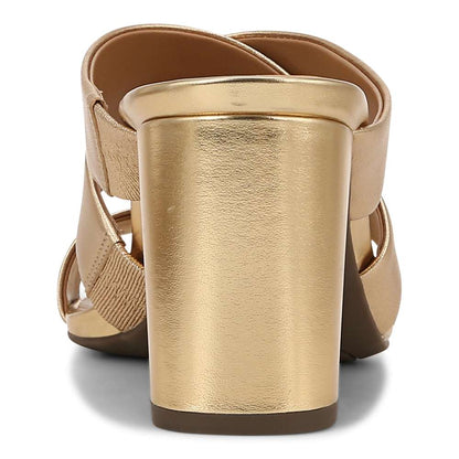 Merlot Heeled Sandal - Gold