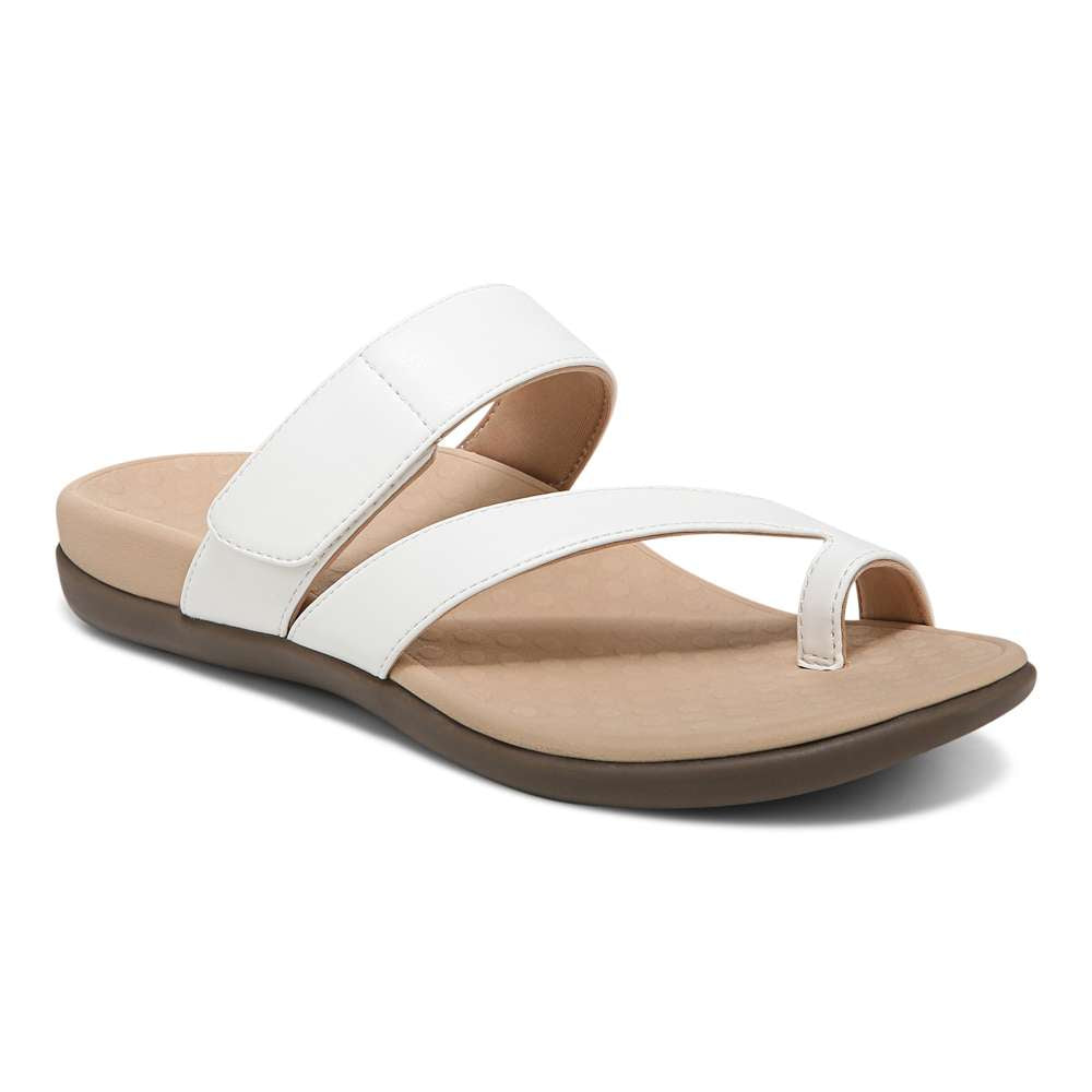 Morgan Slide Sandal - White