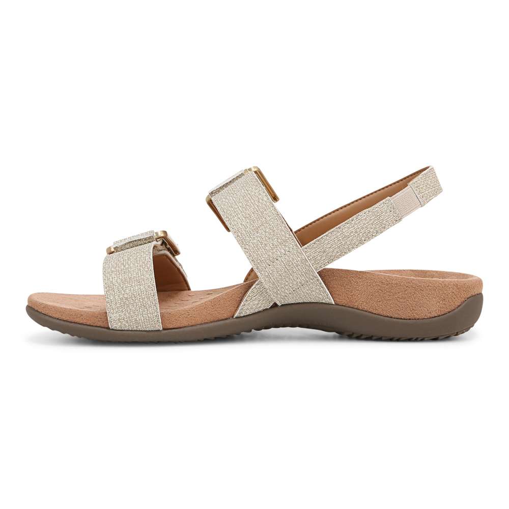 Reese Backstrap Sandal - Oatmeal