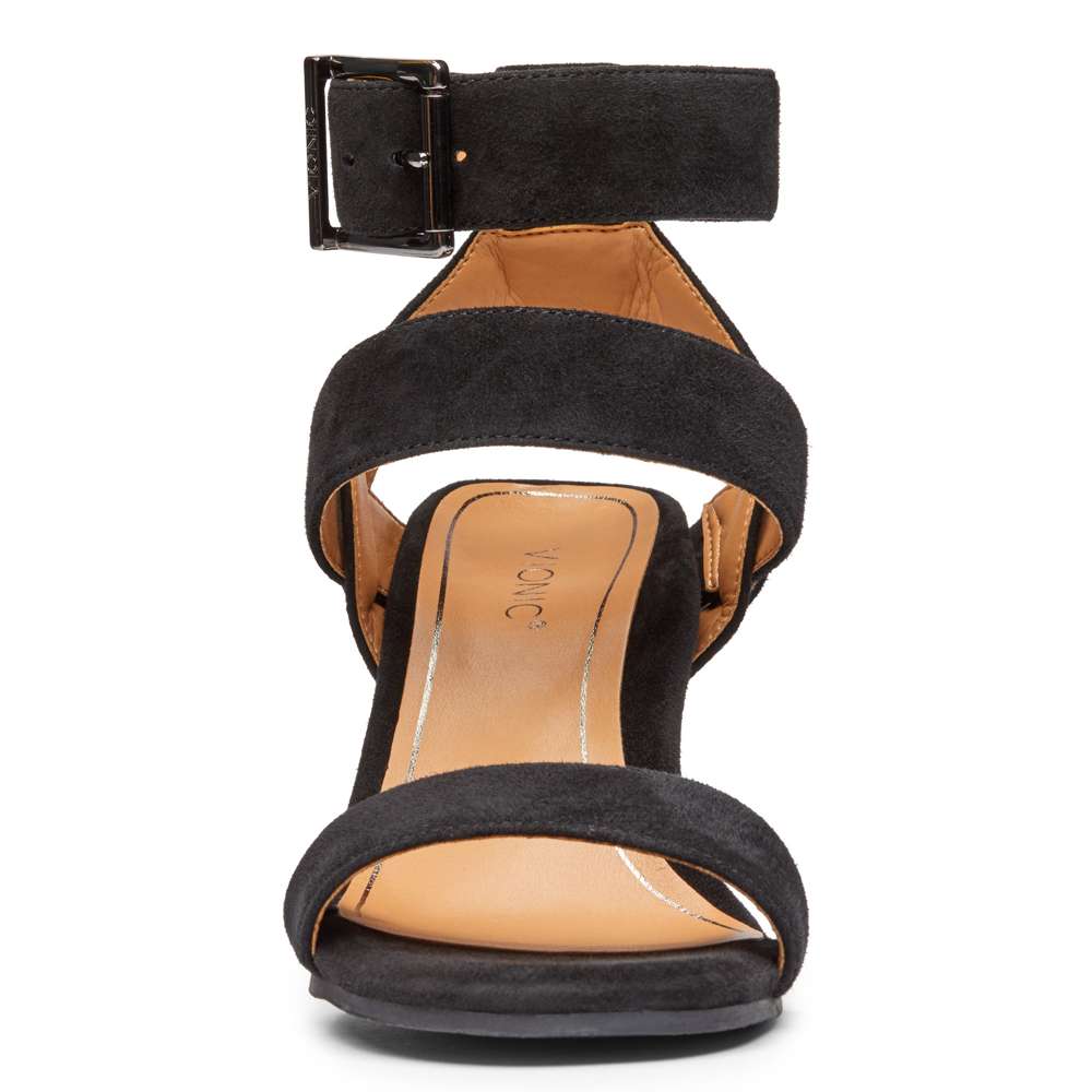 Sofia Heeled Sandal - Black