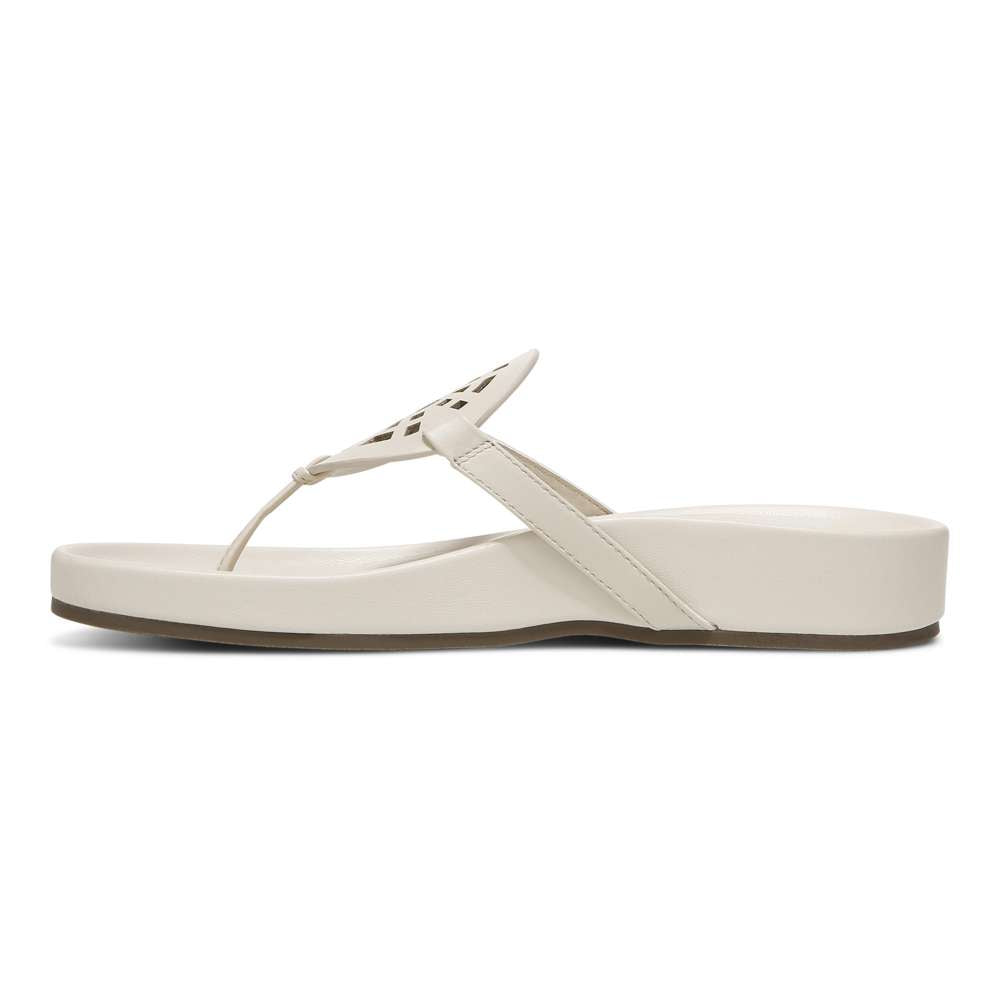 Solari Toe Post Sandal - Cream