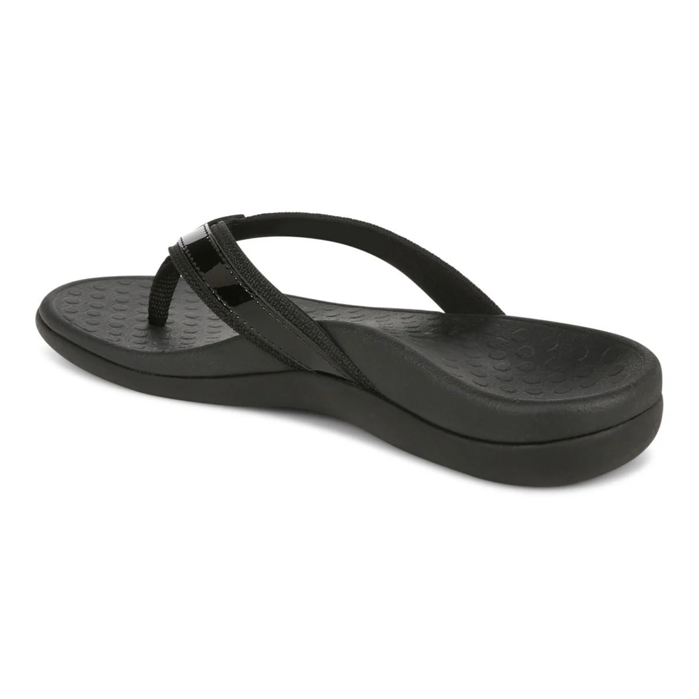 Tide Women's Toe Post Sandal - Black