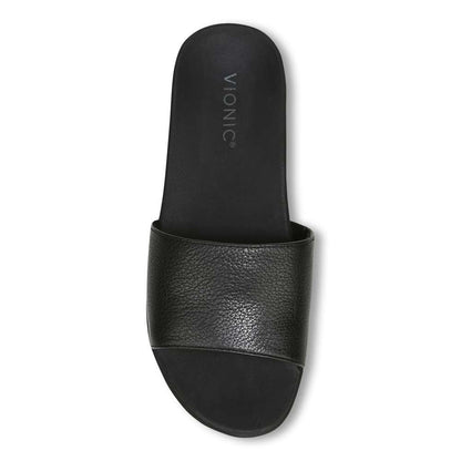Val Slide Sandal - Black