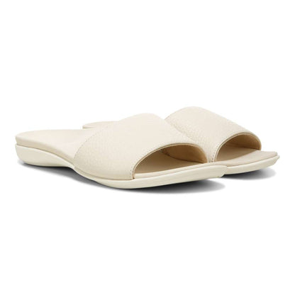 Val Slide Sandal - Cream