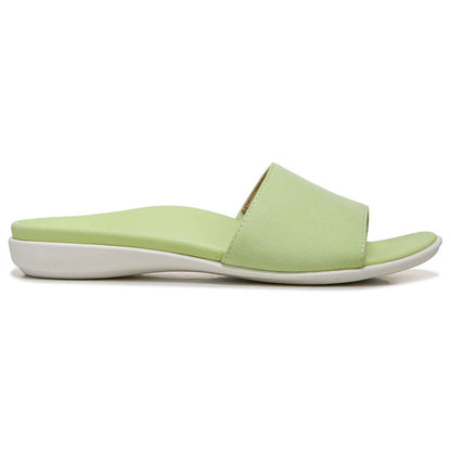 Val Slide Sandal - Pale Lime
