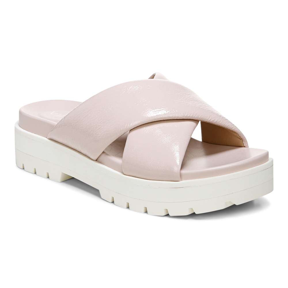 Vesta Flatform Lug Sandal - Peony