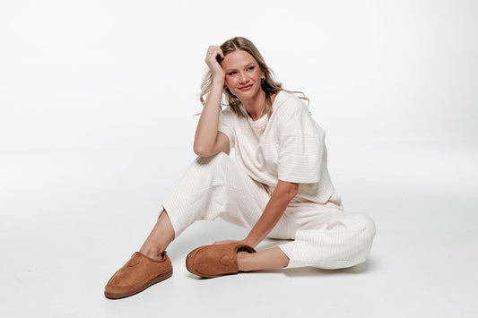 Lifestyle image for Ez-On Slippers - Tan