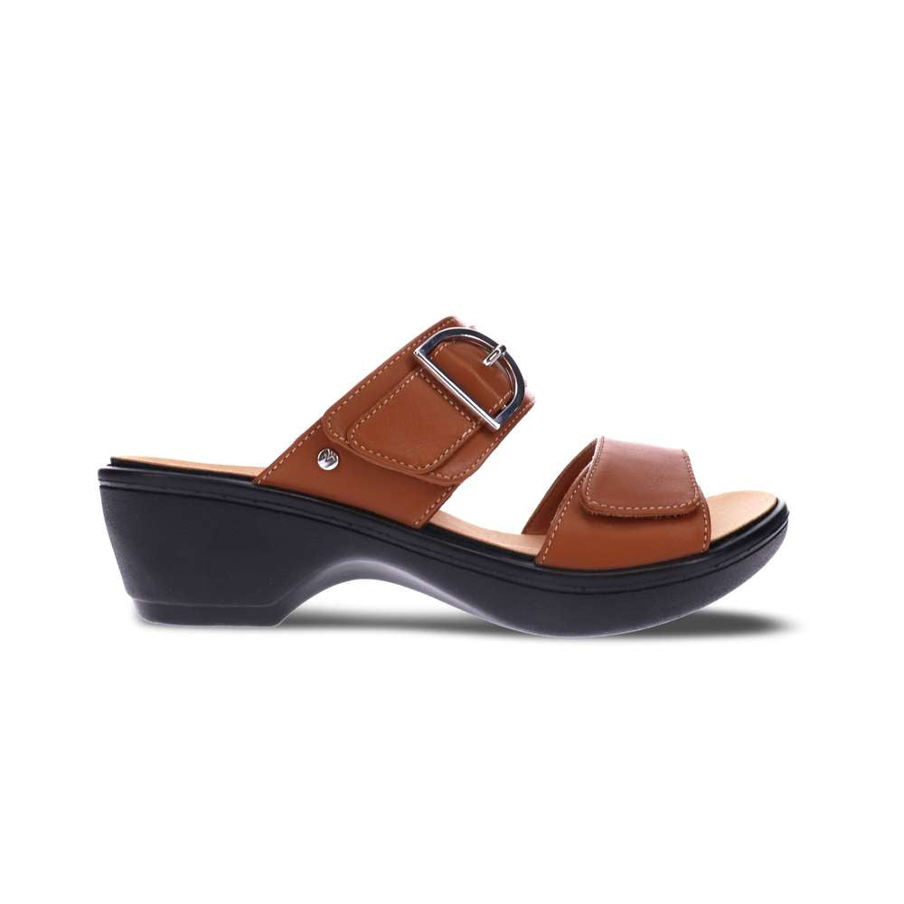 London Wedge - Tan