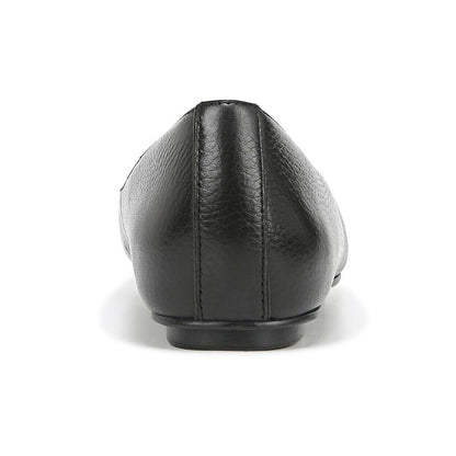 Maxwell Flat - Black Tumbled Leather