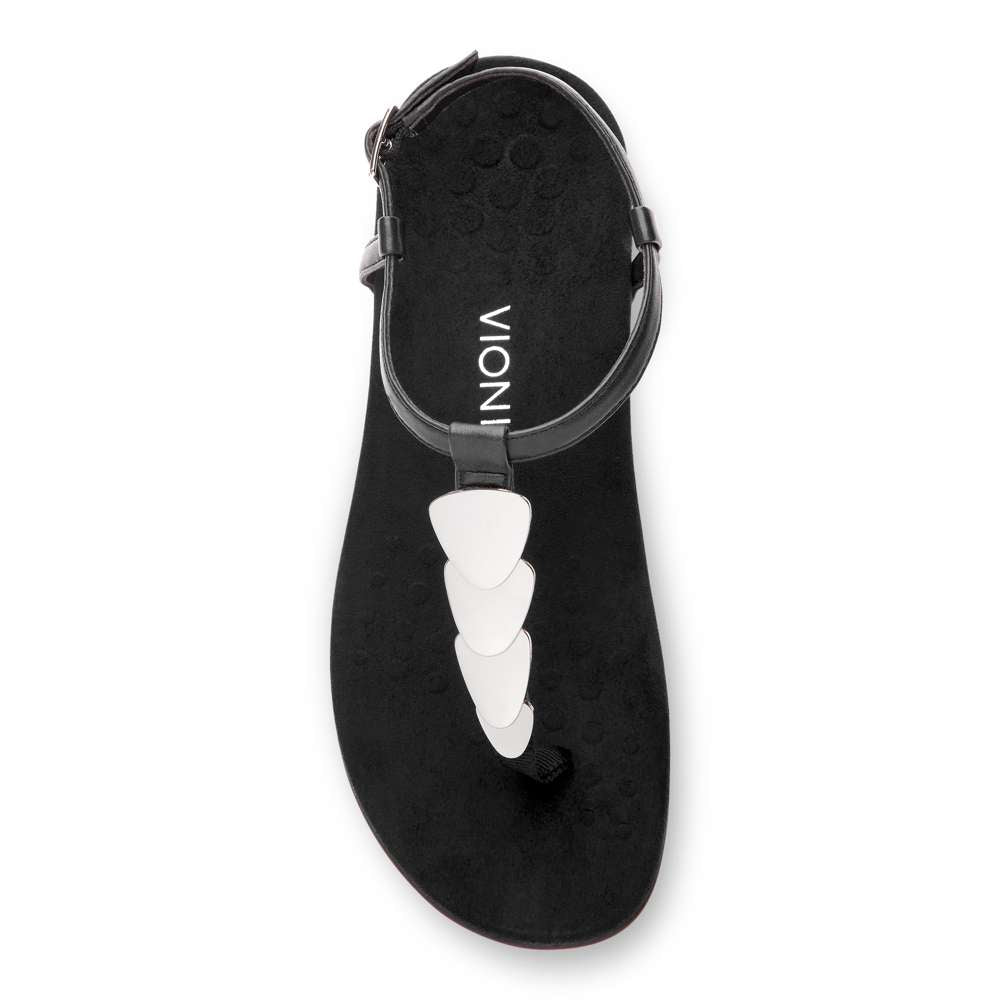 Miami T-Strap Sandal - Black