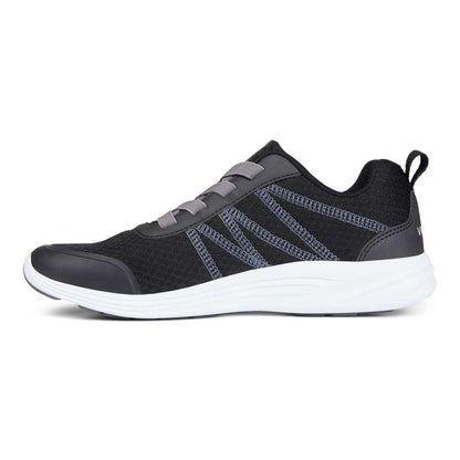 Shay Elastic Lace Sneaker - Black