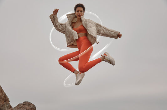 Lifestyle image for Walk Max Lace Up Sneaker - Light Grey